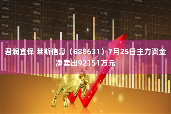 君润宜保 莱斯信息（688631）7月25日主力资金净卖出92151万元