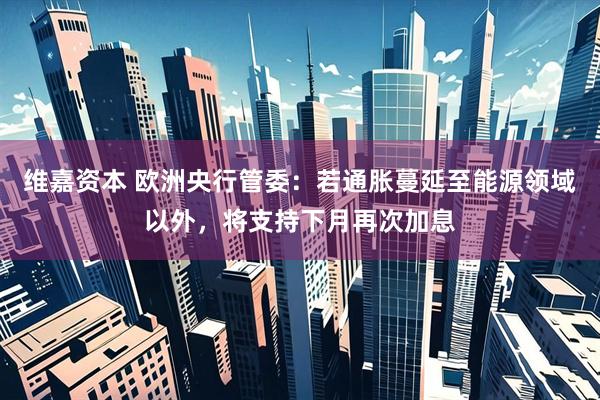 维嘉资本 欧洲央行管委：若通胀蔓延至能源领域以外，将支持下月再次加息
