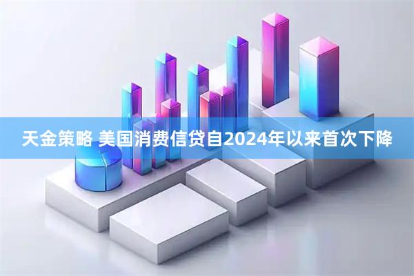 天金策略 美国消费信贷自2024年以来首次下降